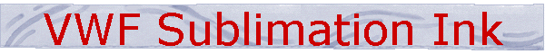 VWF Sublimation Ink